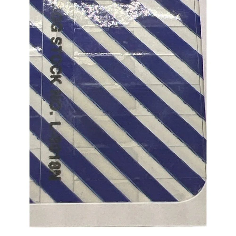 Briggs Chart Flagg Labels 250-Pack Durable Punched Sheets Flags Blue NEW